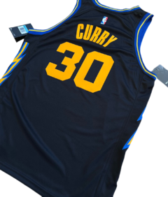 Jersey Golden State Warriors Curry Negro - Captown