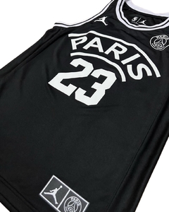 Jersey Paris Saint Germain Jordan 23 Negro en internet