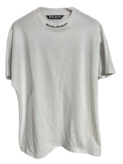 Playera Palm Angels Blanco-Negro - comprar en línea