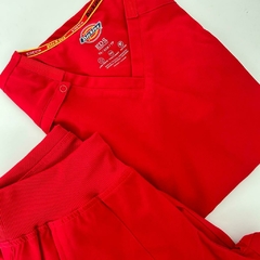 Imagen de Uniforme Medico Quirurgico Dickies Stretch Mujer Red DK615/DK005