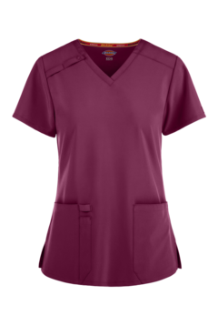 Uniforme Medico Quirurgico Dickies Stretch Mujer Wine DK615/DK005 en internet