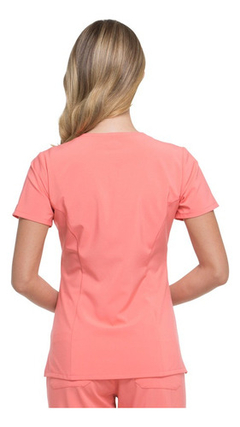 Uniforme Medico Quirurgico Dickies Stretch Mujer Coral - Kura Uniformes Médicos