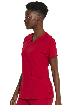 Uniforme Medico Quirurgico Dickies Stretch Mujer Red DK615/DK005 - Kura Uniformes Médicos