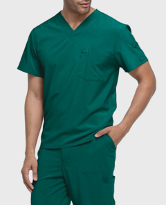 Uniforme Medico Quirurgico Dickies Stretch Hombre Hunter Green DK635/DK015
