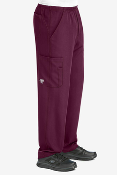 Uniforme Medico Quirurgico Skechers Stretch Hombre Wine SK0112/SK0215 - Kura Uniformes Médicos