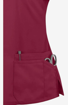 Filipina Quirurgica Dickies Eds Wine 85906 - Kura Uniformes Médicos