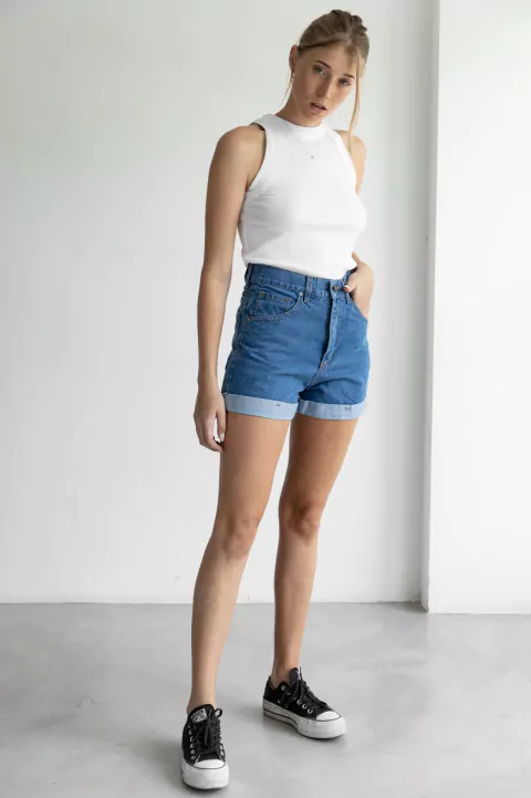 SHORT FRED AZUL INTERMEDIO