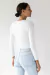 REMERA RECORTE BLANCA - comprar online
