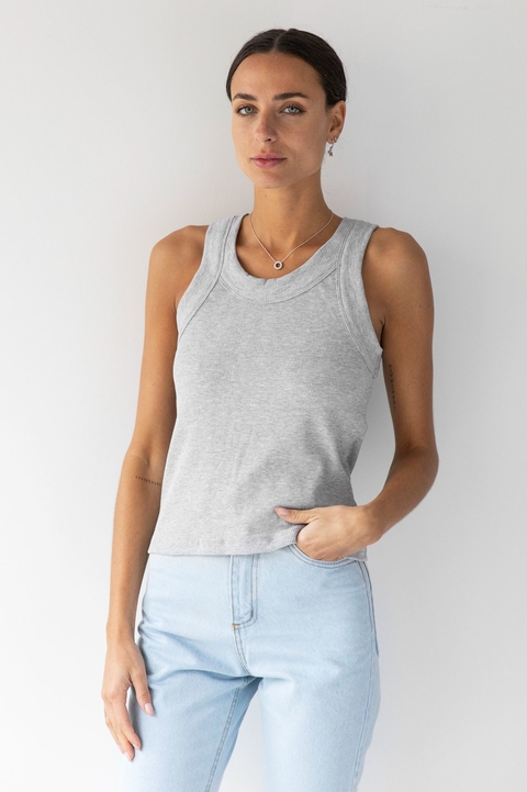 TOP SIMONE GRIS