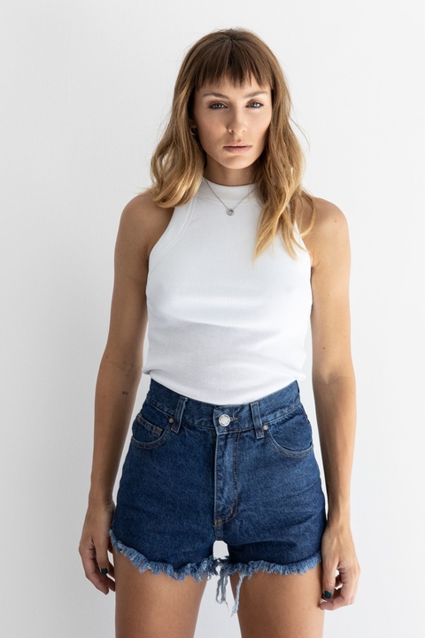 SHORT DELFI AZUL OSCURO