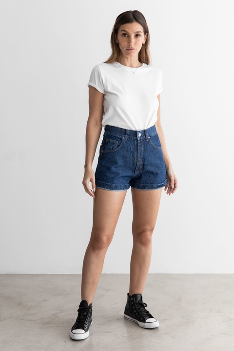 SHORT FRIDA AZUL OSCURO