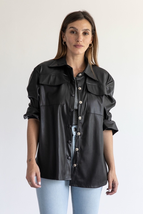 CAMISA BOLSILLO NEGRA - comprar online