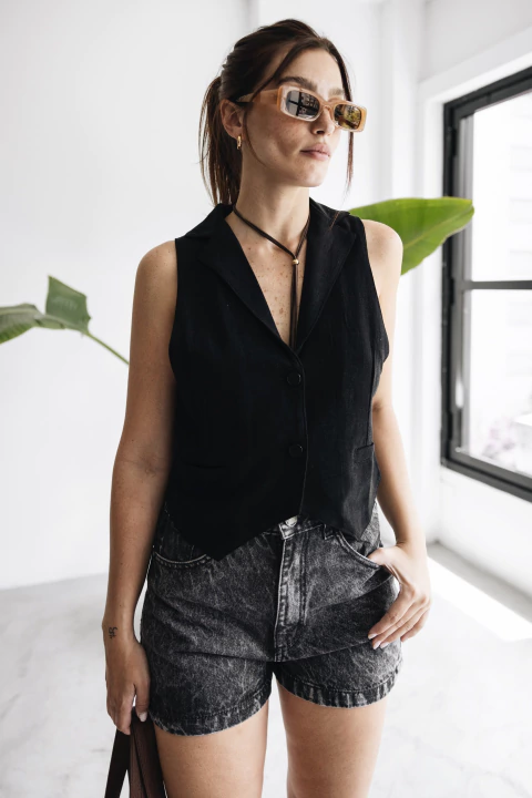 SHORT FRIDA GRIS - comprar online