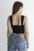 TOP FELICITAS NEGRO - Rebel Denim 