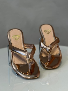 Rasteira Rose Gold - comprar online