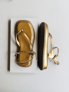 Papete Bronze - Iza Ambrósio Shoes