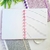 Caderno de Disco Médio Glitter - Papelaria Polaris Paper