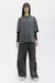 REMERA INVERTIDA BRICK GRIS - Wellen Bänder