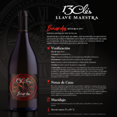 13 Cles Reserva Bonarda - comprar online