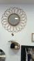 espejo circular mimbre flor - comprar online