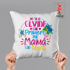 Almohadón 40x40 cm - Linea Frases de Mamá - tienda online