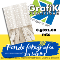 Banner o lona sin bolsillos - 0.50x1.00 mts - comprar online