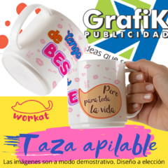 Taza de polímero apilable
