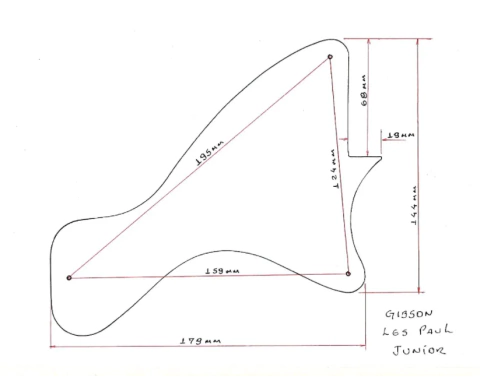 Escudo Gibson Les Paul Junior