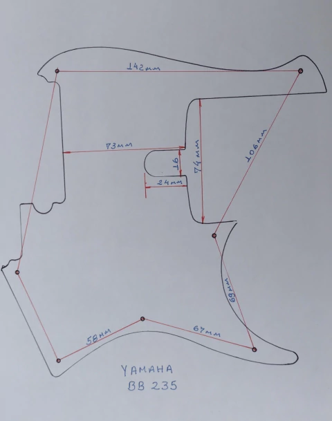 Escudo Yamaha BB 434 - comprar online