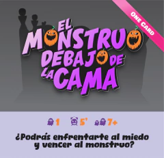 EL MONSTRUO DEBAJO DE LA CAMA (One Card) - comprar online