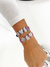 Pingente Flor rosa para pulseira - comprar online