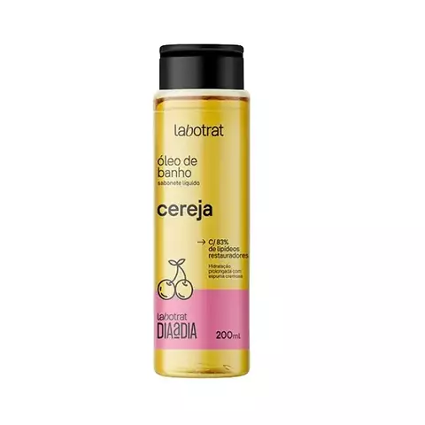 Sabonete oleo de banho Cereja dia a dia 200ml Labotrat - comprar online