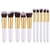 Kit 10 pincéis para maquiagem Kabuki com estojo na internet