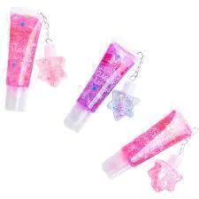 Lip gloss Shine com chaveiro Amor anjo