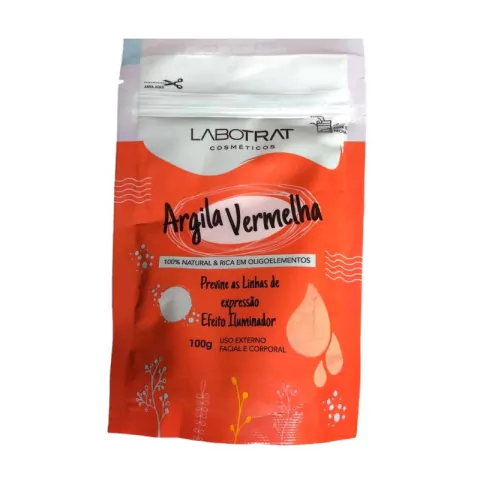 Argila vermelha 100 gr Labotrat
