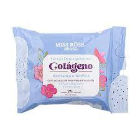 Lenço Demaquilante Removedor de Maquiagem Miss Rôse