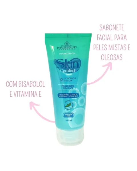Sabonete Facial Peles Mistas e Oleosas Skin Comfort -100ml Phállebeauty - comprar online