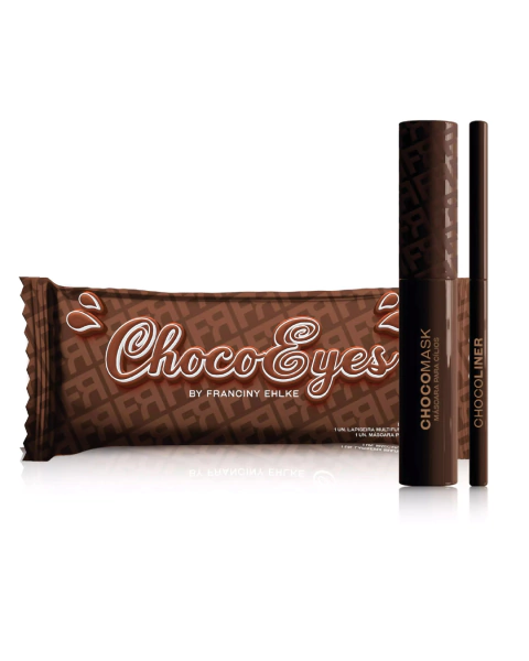 Kit Fran ChocoEyes Mascara Cílios e Lápis Multifuncional By Franciny Ehlke Chocolate - comprar online