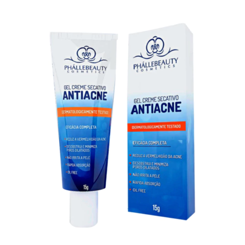 Gel Creme Secativo Antiacne Phallebeauty