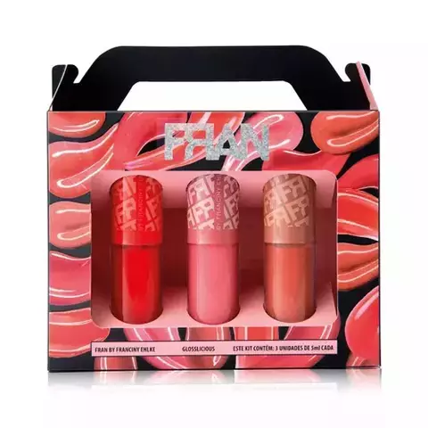 Kit Fran Glosslicious by Franciny Ehlke: Brilho Intenso e Hidratação Profunda para seus Lábios - comprar online