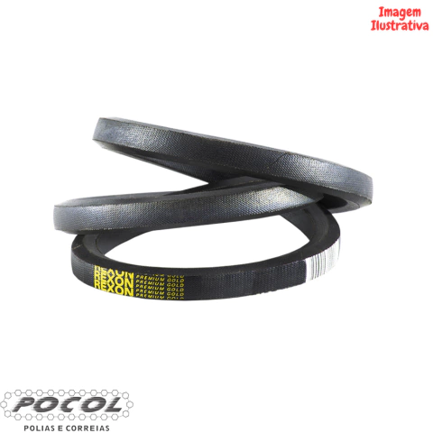 D120 Correia Perfil em V lisa