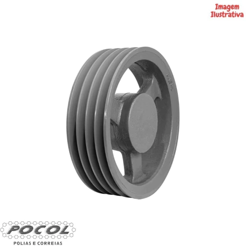 Polia em V 480-5V/4 - Ferro