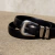 Cinturón de cuero CAPRI negro - tienda online