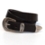 Cinturón de cuero TRENTO negro - tienda online