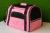 Bolso transportador rosa con red - comprar online