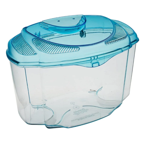 Transportadora de acrílico para peces y roedores