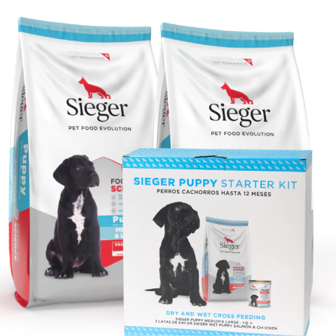 Combo x2 Sieger puppy 15 kg + Kit de inicio de regalo - comprar online