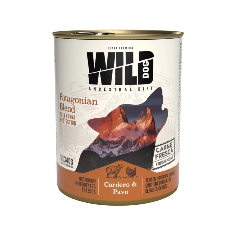 Lata Wild Dog 340 g