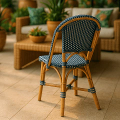 Cadeira Haia Blue em Rattan na internet