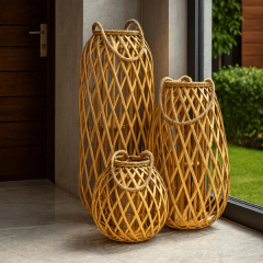 Lanterna à Vela em Rattan - comprar online